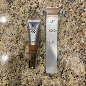 NEW IT Cosmetics CC+ Cream Full-Coverage Foundation with SPF 50+ Deep